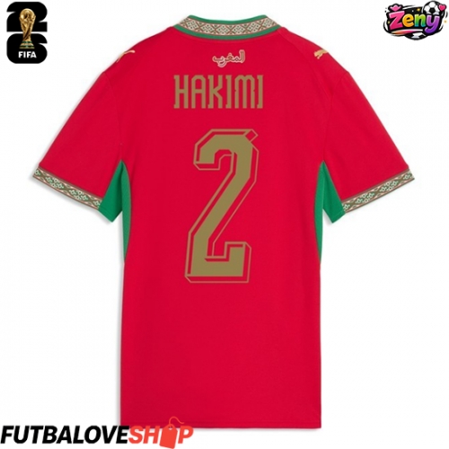 Dres Maroko Achraf Hakimi #2 Domáci pre Ženy MS 2026 Krátky Rukáv